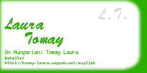 laura tomay business card